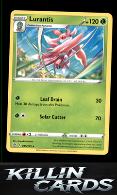 Lurantis 015/163 Pokemon Rare SWSH05: Battle Styles Card LP