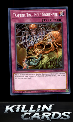 1st Edition Traptrix Trap Hole Nightmare SDBT-EN031 YuGiOh Common Structure Deck