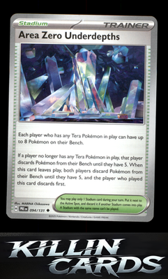 Area Zero Underdepths 094/131 Pokemon Uncommon SV: Prismatic Evolutions Card NM