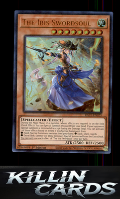 1st Edition The Iris Swordsoul RA01-EN023 YuGiOh Super Rare 25th Anniversary Rar