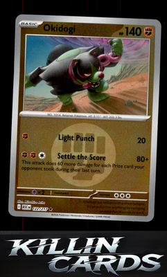 Reverse Holofoil Okidogi (Energy Symbol Pattern) 122/217 Pokemon Rare ME: Ascend