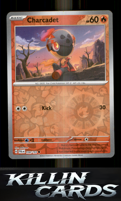 Reverse Holofoil Charcadet - 038/193 038/193 Pokemon Common SV02: Paldea Evolved