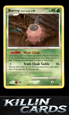 Burmy Trash Cloak 80/132 Pokemon Common Secret Wonders Card NM