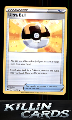 Ultra Ball 146/159 Pokemon Uncommon SWSH: Crown Zenith Card NM