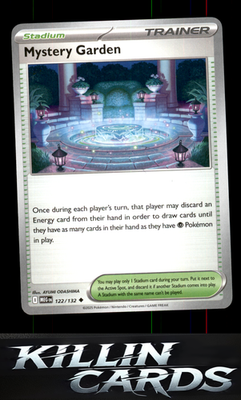 Mystery Garden - 122/132 122/132 Pokemon Uncommon ME01: Mega Evolution Card NM