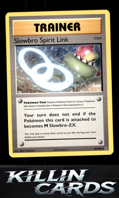 Slowbro Spirit Link 86/108 Pokemon Uncommon XY - Evolutions Card NM