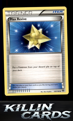 Max Revive 120/146 Pokemon Uncommon XY Base Set Card LP