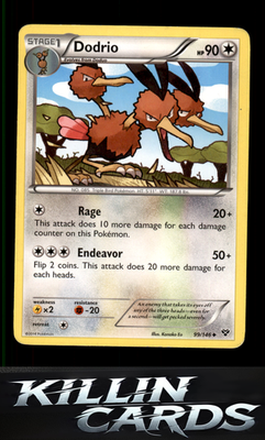 Dodrio 99/146 Pokemon Uncommon XY Base Set Card LP