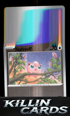 Reverse Holofoil Jigglypuff 039/165 Pokemon Common SV: Scarlet & Violet 151 Card