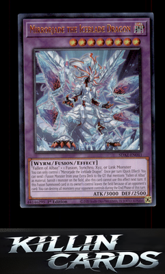 1st Edition Mirrorjade the Iceblade Dragon SDAZ-EN041 YuGiOh Ultra Rare Structur