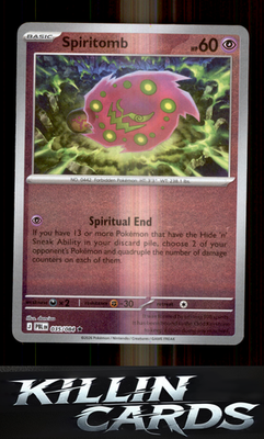Reverse Holofoil Spiritomb 035/084 Pokemon Rare ME05: Pitch Black Card NM