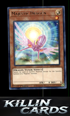 1st Edition Majestic Dragon KICO-EN032 YuGiOh Rare King's Court Card NM