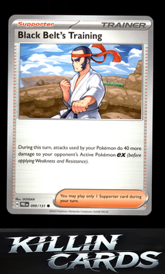 Black Belt's Training - 099/131 099/131 Pokemon Common SV: Prismatic Evolutions