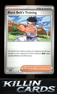 Black Belt's Training - 097/131 097/131 Pokemon Common SV: Prismatic Evolutions