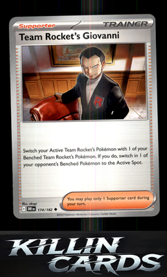 Team Rocket's Giovanni 174/182 Pokemon Uncommon SV10: Destined Rivals Card NM