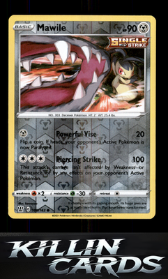 Reverse Holofoil Mawile 100/163 Pokemon Common SWSH05: Battle Styles Card NM