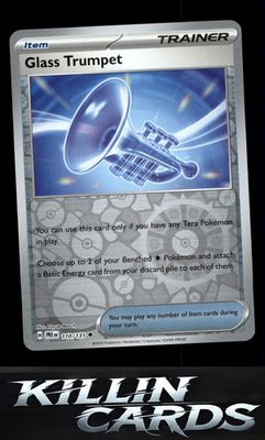 Reverse Holofoil Glass Trumpet 110/131 Pokemon Uncommon SV: Prismatic Evolutions