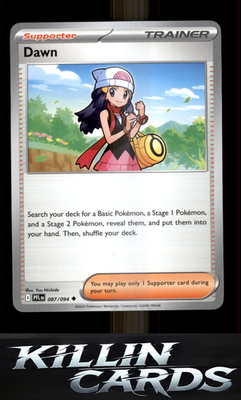 Dawn 087/094 Pokemon Uncommon ME02: Phantasmal Flames Card NM