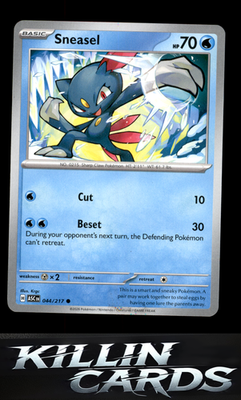 Sneasel 044/217 Pokemon Common ME: Ascended Heroes Card NM