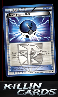 Team Plasma Ball (Team Plasma) 105/116 Pokemon Uncommon Plasma Freeze Card NM