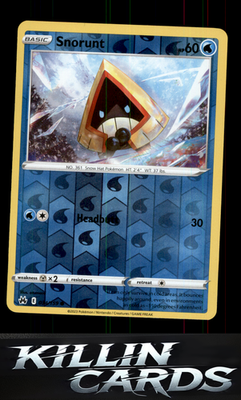 Reverse Holofoil Snorunt 034/159 Pokemon Common SWSH: Crown Zenith Card NM