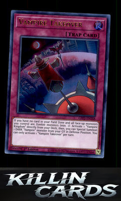 1st Edition Vampire Takeover GFP2-EN168 YuGiOh Ultra Rare Ghosts From the Past: