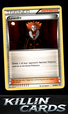 Lysandre 78/98 Pokemon Uncommon XY - Ancient Origins Card LP
