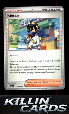 Kieran - 113/131 113/131 Pokemon Uncommon SV: Prismatic Evolutions Card NM