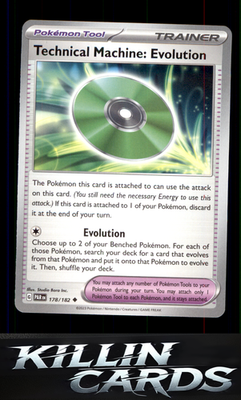 Technical Machine: Evolution 178/182 Pokemon Uncommon SV04: Paradox Rift Card NM