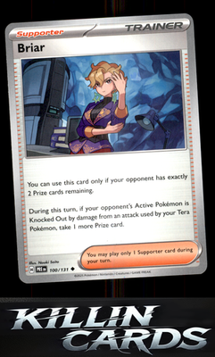 Briar 100/131 Pokemon Uncommon SV: Prismatic Evolutions Card NM
