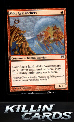 Akki Avalanchers 151 Magic C Champions of Kamigawa Card NM
