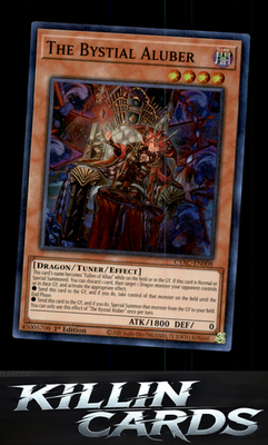 1st Edition The Bystial Aluber CYAC-EN008 YuGiOh Super Rare Cyberstorm Access Ca