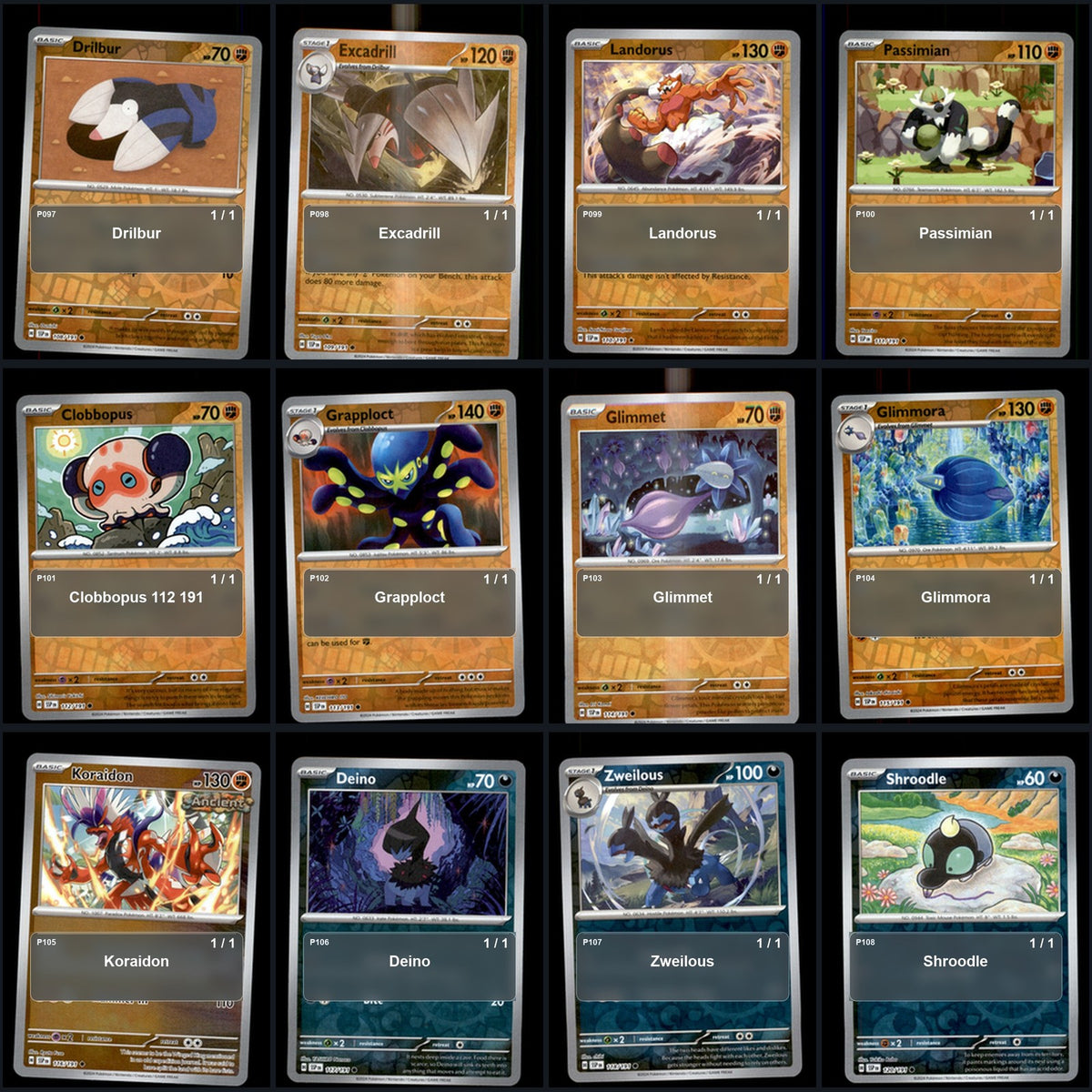 Pokemon TCG SV08: Surging Sparks Reverse Holo Master Set 154 Reverse Holo Card