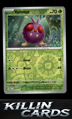 Venonat 048/165 Pokemon Common SV: Scarlet & Violet 151 Card NM