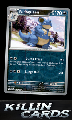 Reverse Holofoil Nidoqueen 031/165 Pokemon Uncommon SV: Scarlet & Violet 151 Car