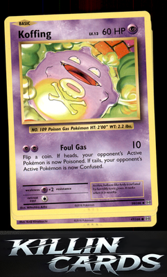 Koffing 50/108 Pokemon Uncommon XY - Evolutions Card LP
