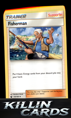 Fisherman 130/168 Pokemon Uncommon SM - Celestial Storm Card NM