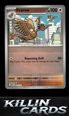 Reverse Holofoil Fearow 103/132 Pokemon Common ME01: Mega Evolution Card NM