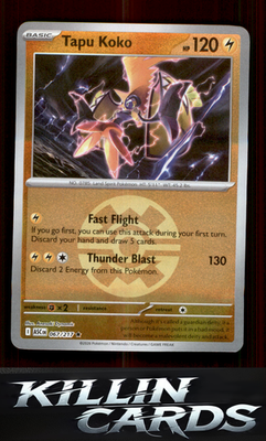 Reverse Holofoil Tapu Koko (Quick Ball) 067/217 Pokemon Rare ME: Ascended Heroes