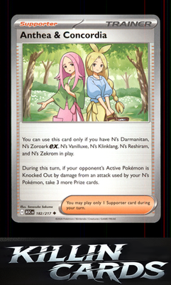 Anthea & Concordia - 182/217 182/217 Pokemon Uncommon ME: Ascended Heroes Card N