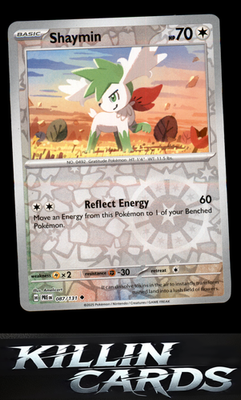 Reverse Holofoil Shaymin 087/131 Pokemon Uncommon SV: Prismatic Evolutions Card