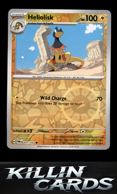 Reverse Holofoil Heliolisk - 071/167 071/167 Pokemon Common SV06: Twilight Masqu