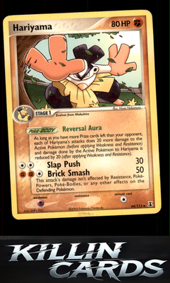 Hariyama 44/113 Pokemon Uncommon Delta Species Card LP