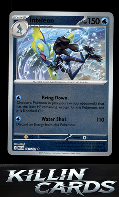 Reverse Holofoil Inteleon - 041/132 041/132 Pokemon Uncommon ME01: Mega Evolutio