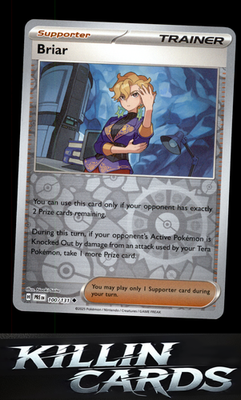 Reverse Holofoil Briar 100/131 Pokemon Uncommon SV: Prismatic Evolutions Card NM