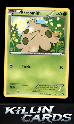 Shroomish 6/111 Pokemon Common XY - Furious Fists Card LP