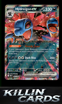 Hydreigon ex 067/086 Pokemon Double Rare SV: White Flare Card NM