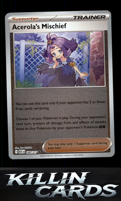 Reverse Holofoil Acerola's Mischief 180/217 Pokemon Uncommon ME: Ascended Heroes