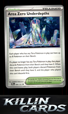Area Zero Underdepths 094/131 Pokemon Uncommon SV: Prismatic Evolutions Card NM