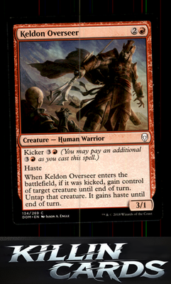 Keldon Overseer 134 Magic C Dominaria Card NM
